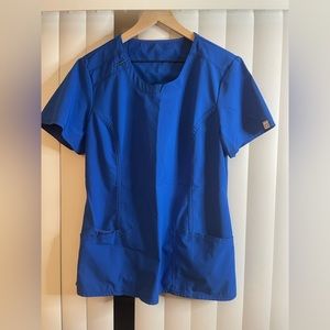 Cherokee Infinity Women’s Round Neck Scrub Top- Royal Size L